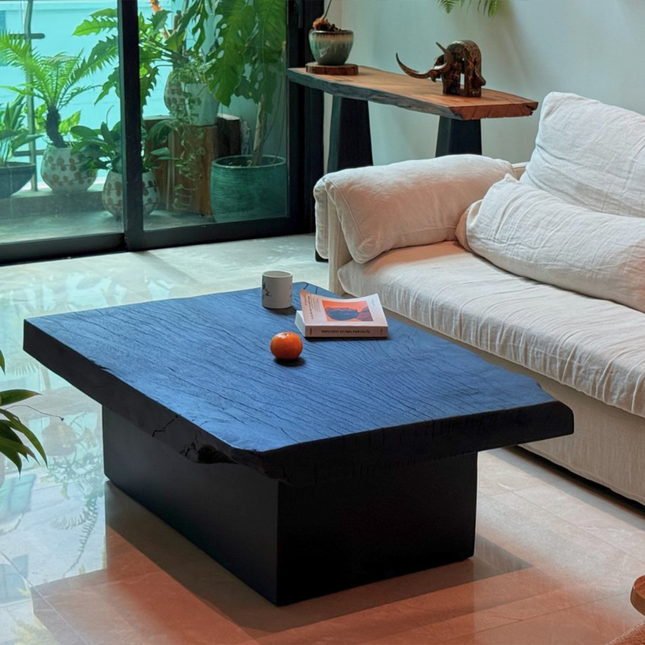 Modern Wooden Sofa Table KT058 Natural Wood Furniture