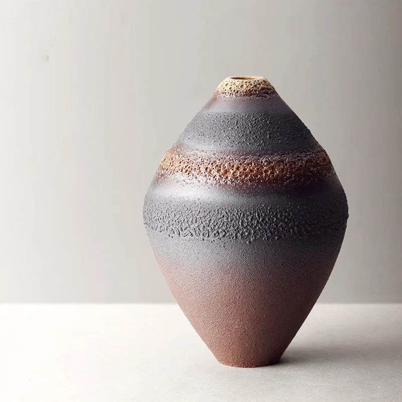 Japanese Style Gradient Glaze Ceramic Vase