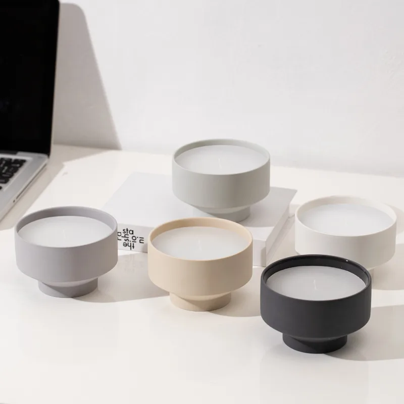 Matte Ceramic Candle Jar 430 Ml