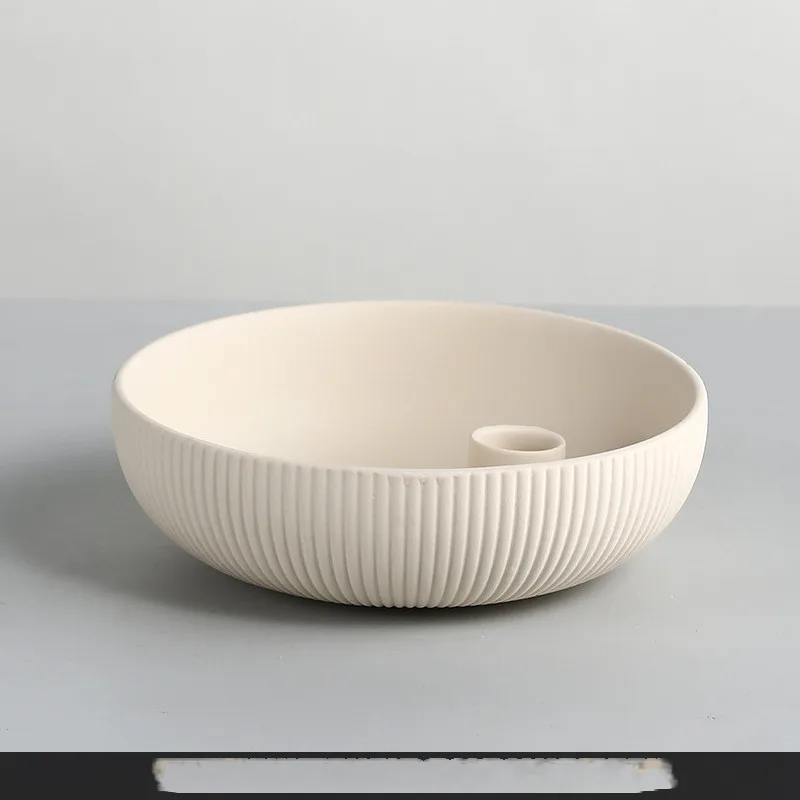 Matte Porcelain Candle Tray 17 5 Cm