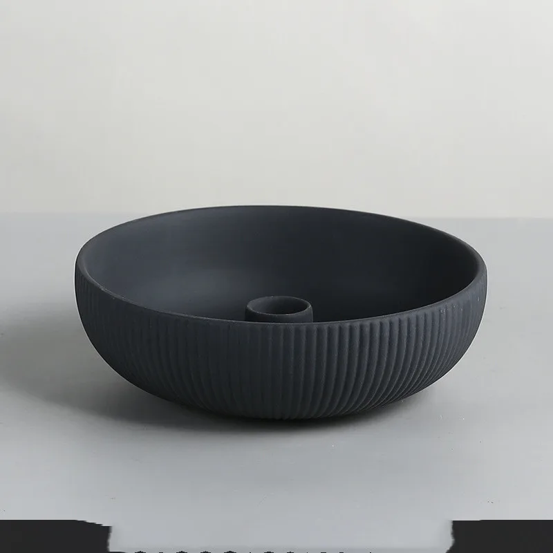 Matte Porcelain Candle Tray 17 5 Cm