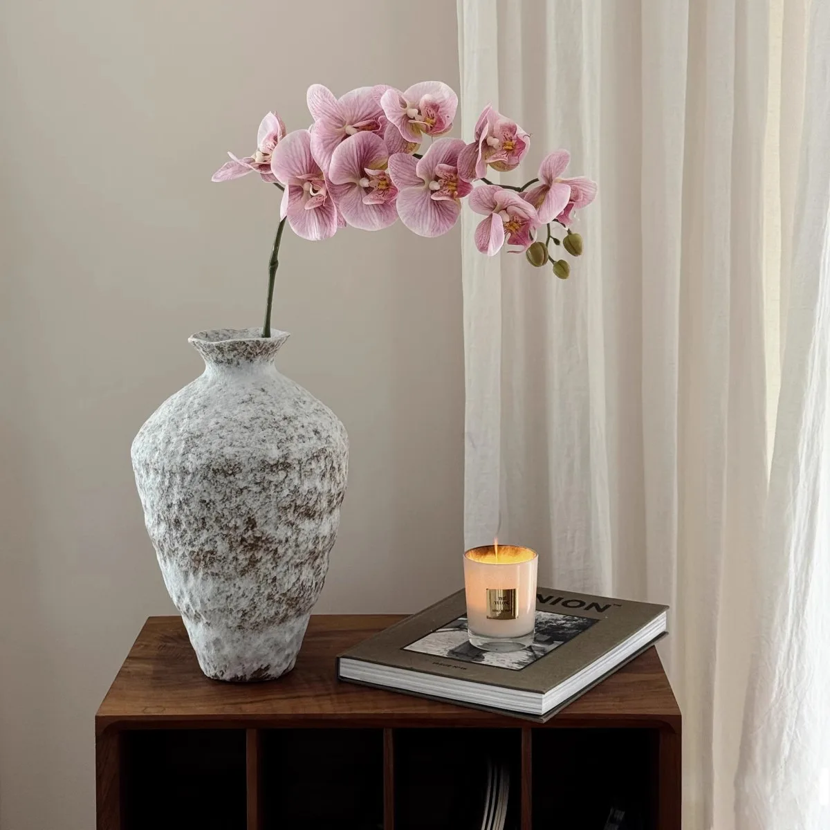 Rustic Wabi Sabi Ceramic Vase Short Or Tall