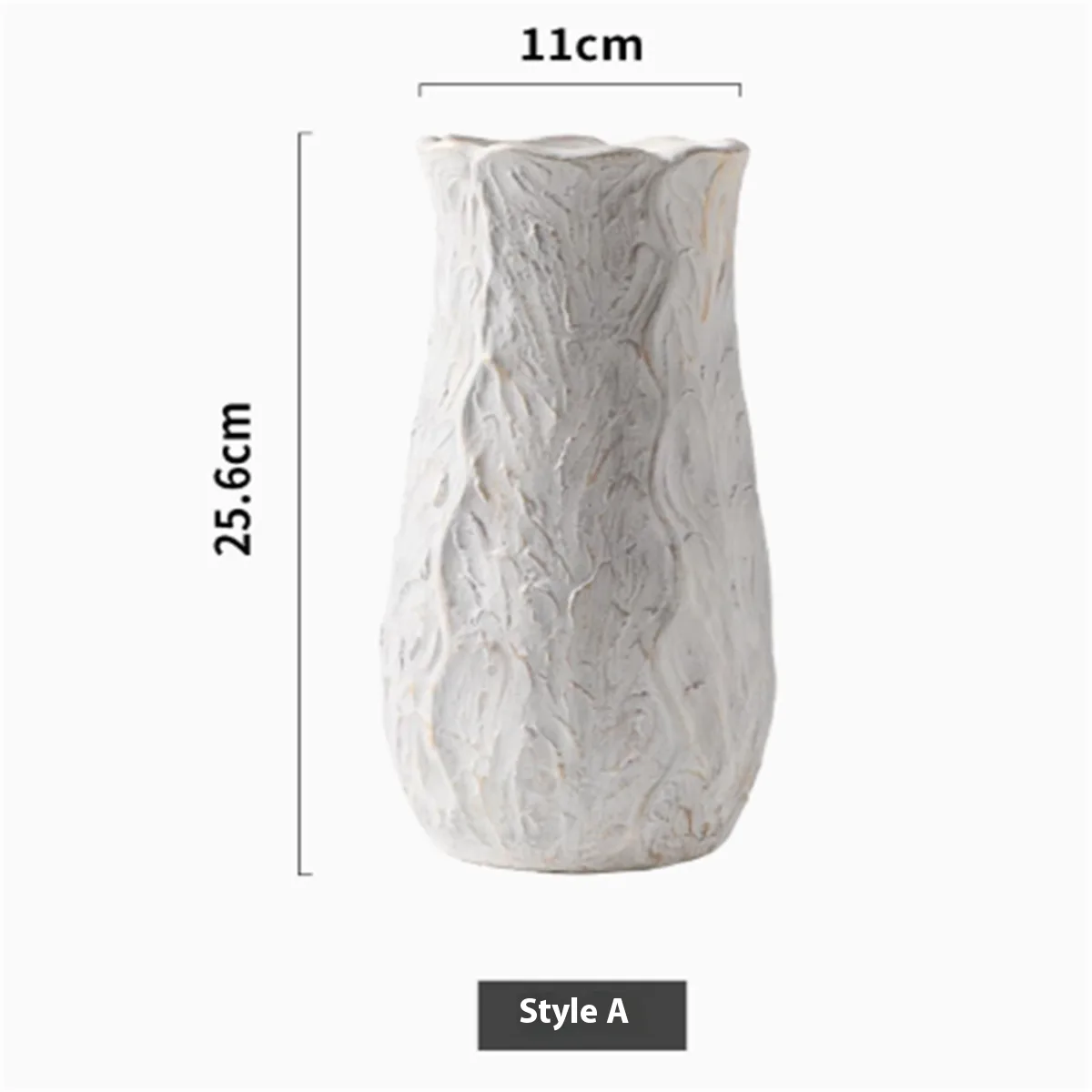 Tall Textured Wabi Sabi Ceramic Vase